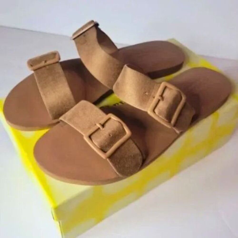 NIB Anthropologie x Farylrobin Kito Slide Sandals | 9